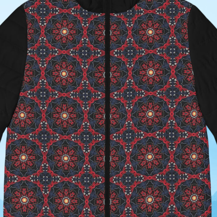 Men's Puffer Jacket - Centric Circles