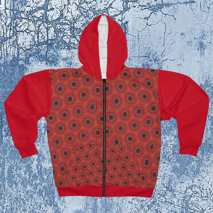 Unisex Zip Hoodie - Centric Circles