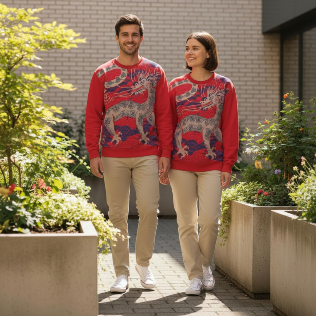 Unisex Sweatshirt - Chinese Dragon