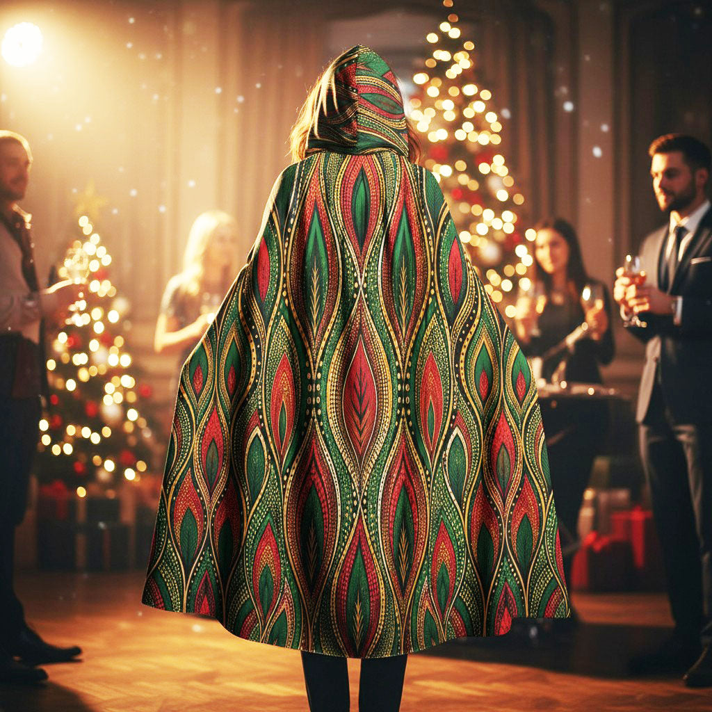 Christmas Cheer Unisex Hooded Cloak