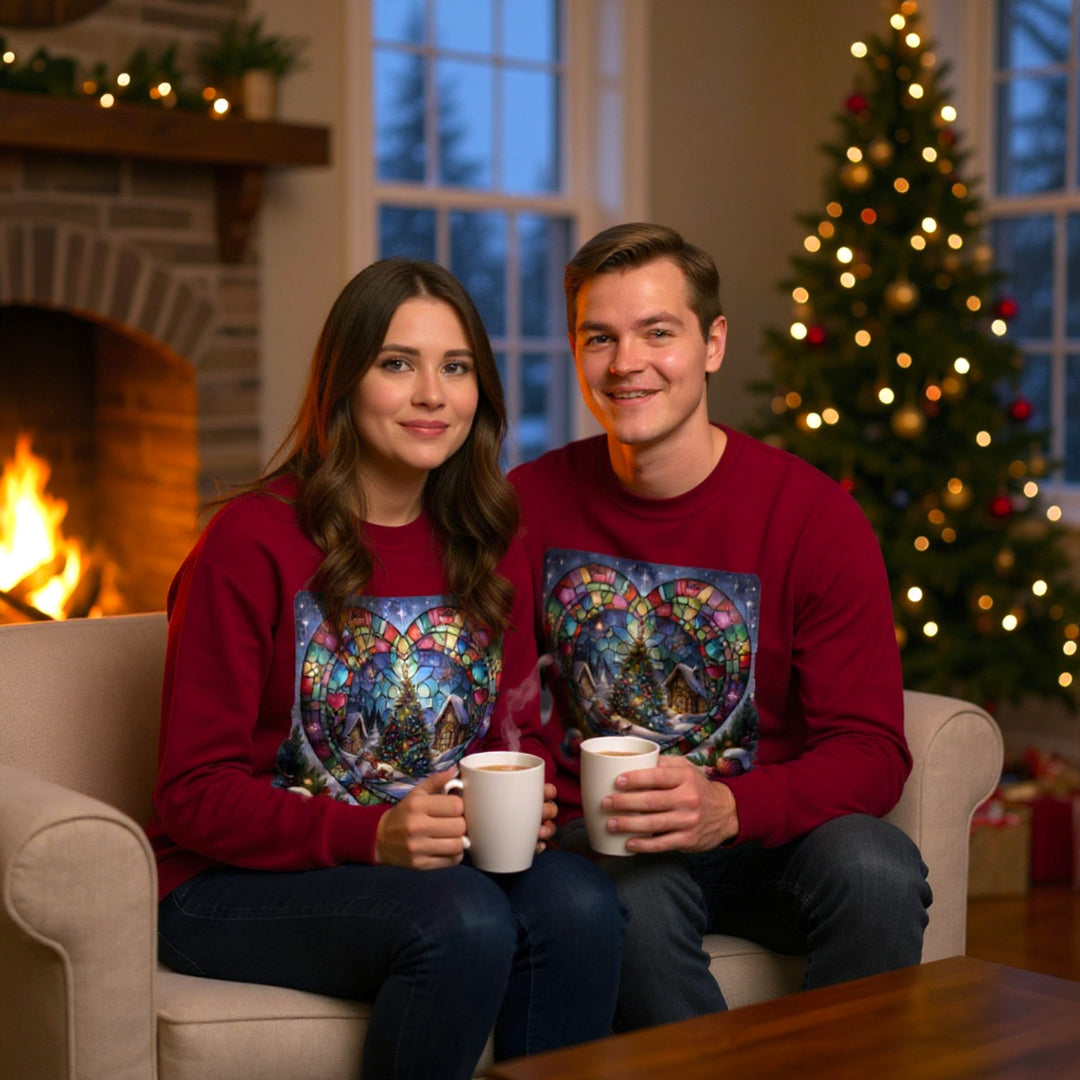 Christmas Tree Heart Sweatshirt