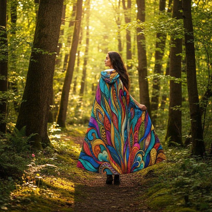 Coat of Many Colors Unisex Hooded Cloak