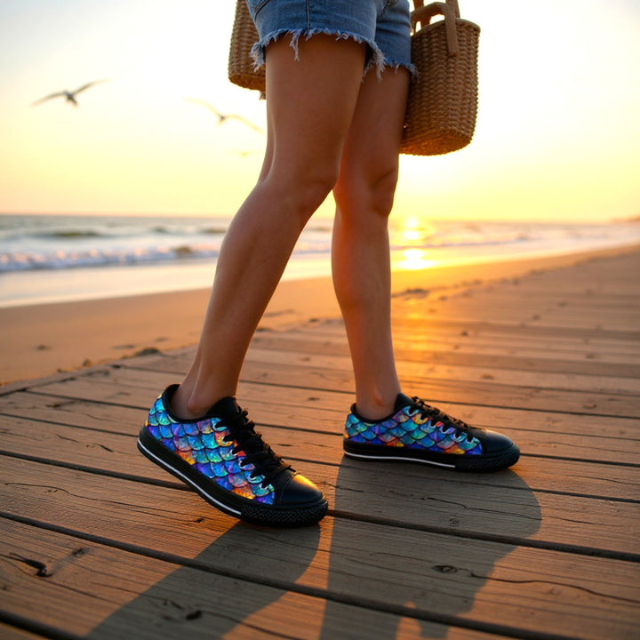 Women's Sneakers - Dragon Scales