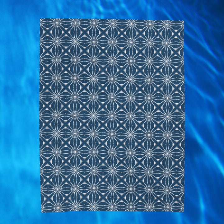 Velveteen Plush Blanket - Compass