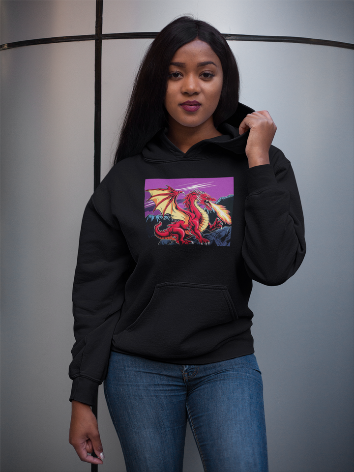 Unisex Heavy Blend™ Full Zip Hooded Sweatshirt - Conquering Dragon