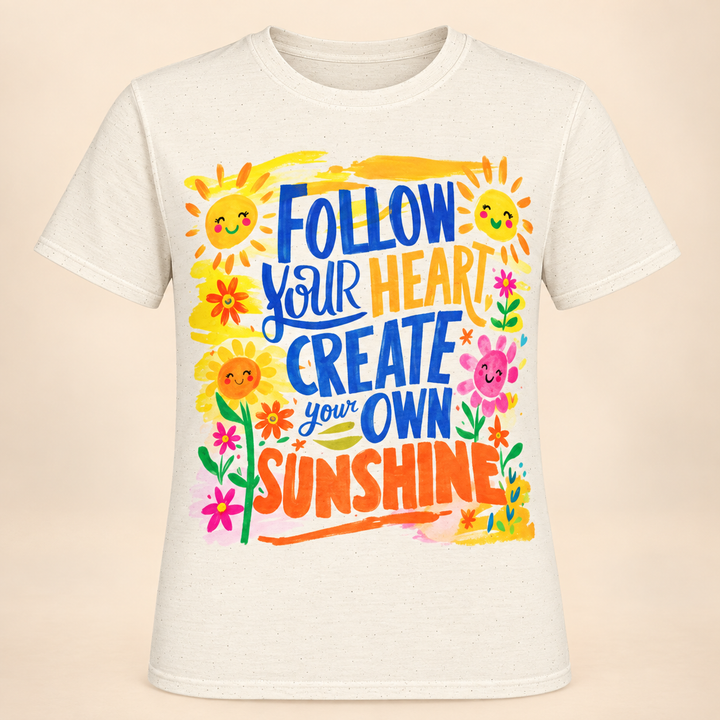 Follow Your Heart, Create Your Own Sunshine T-Shirt