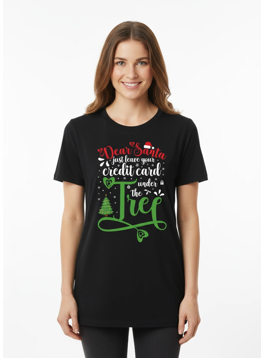 Unisex Softstyle T-Shirt - Leave Your Credit Card Under The Tree