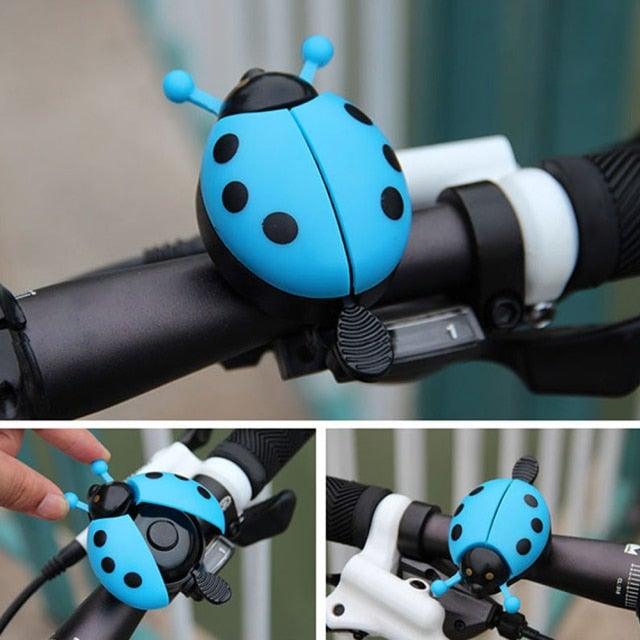 Cute Ladybug Bicycle Bell – Mini Cartoon Bike Bell for Kids & Adults