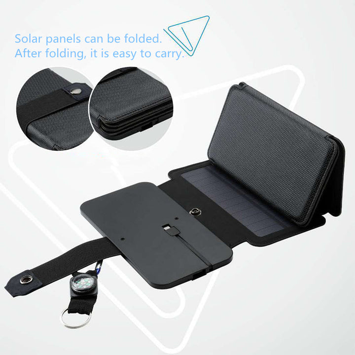 Portable Folding Solar Panel Charger with USB Output