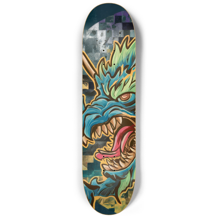 2 Skateboard Series Art - Dragons Roar