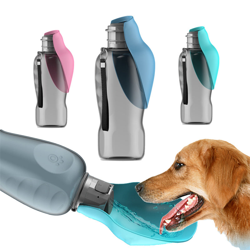 800ml Portable Dog Water Bottle | Leakproof Travel Water Dispenser