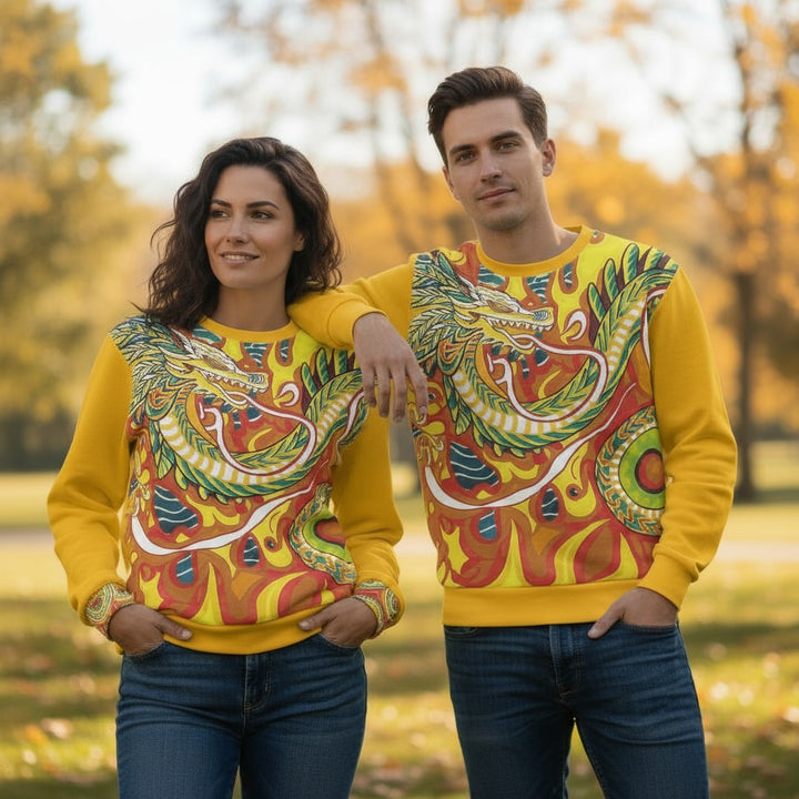 Lightweight Sweatshirt - Dragon Dance