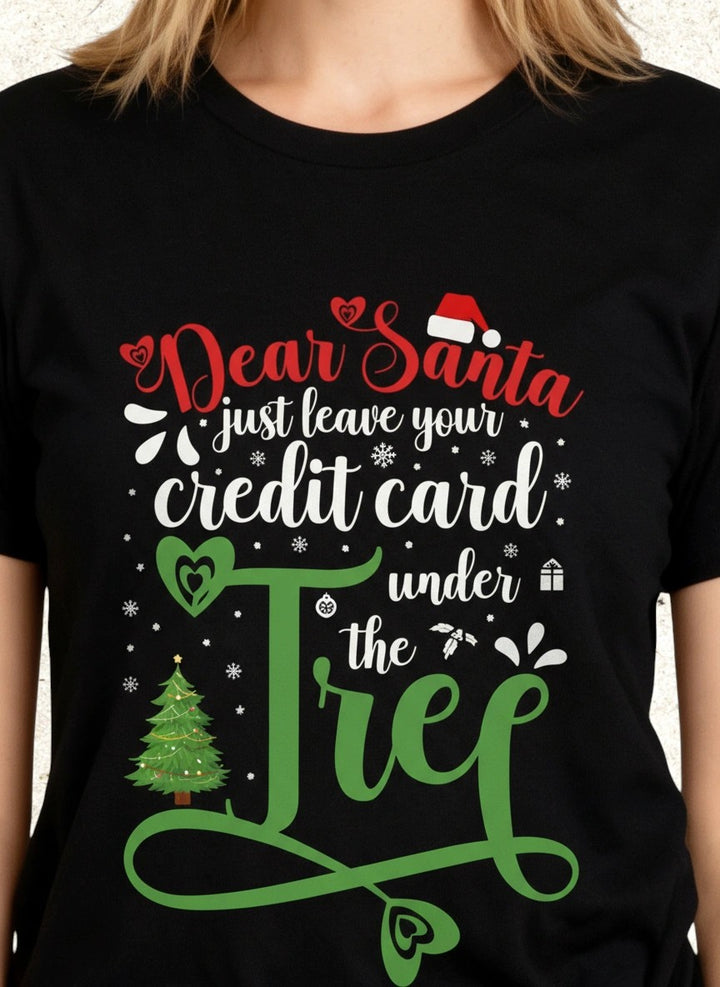 Unisex Softstyle T-Shirt - Leave Your Credit Card Under The Tree
