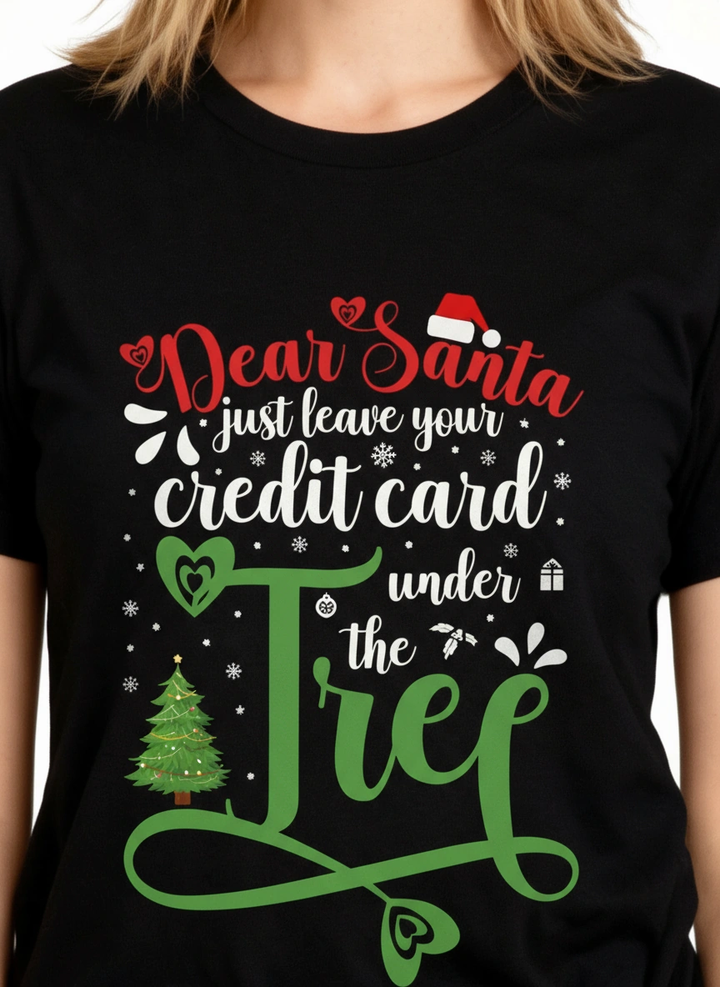 Unisex Softstyle T-Shirt - Leave Your Credit Card Under The Tree