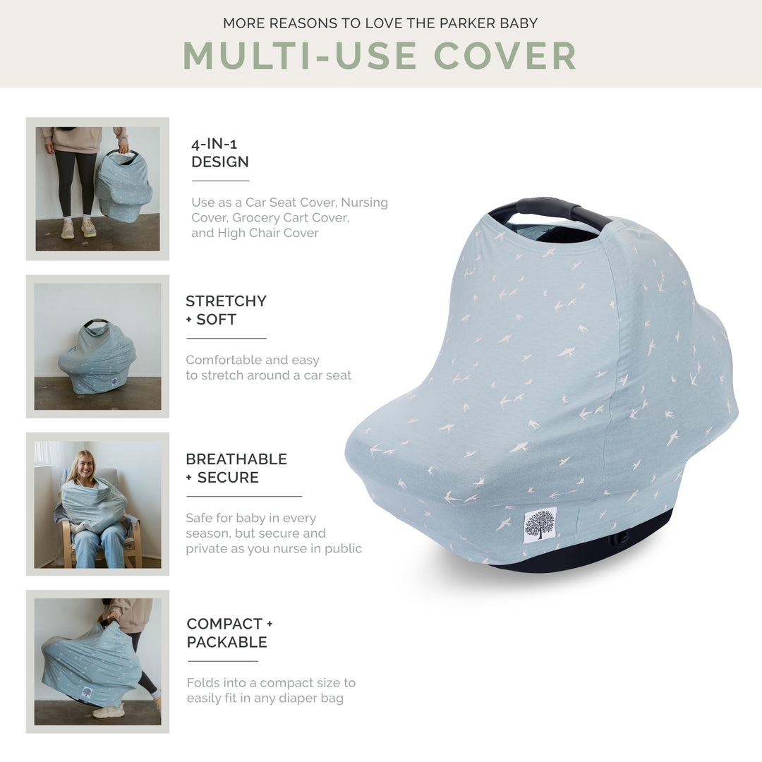 Cloud Multi-Use Baby Cover | Nursing & Car Seat Cover
