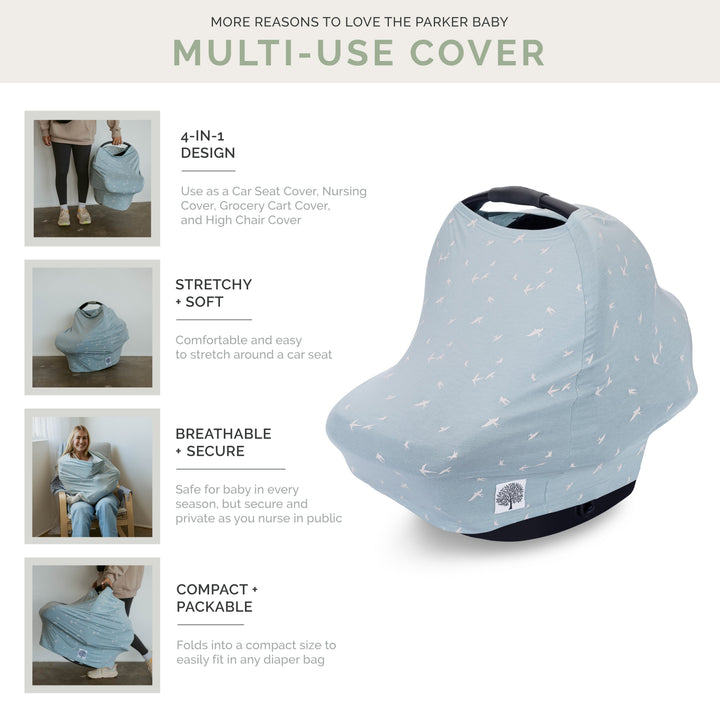 Cloud Multi-Use Baby Cover | Nursing & Car Seat Cover