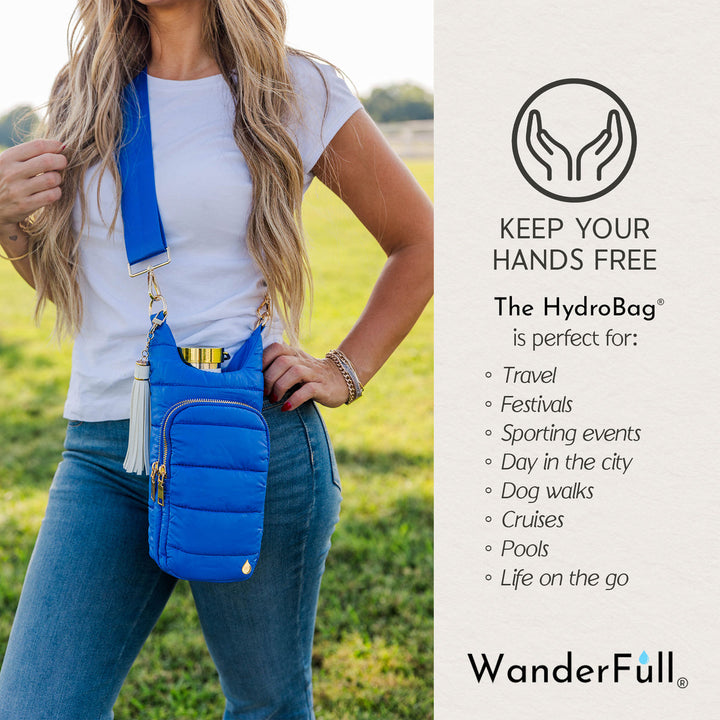 Royal Blue HydroBag® with Solid Strap