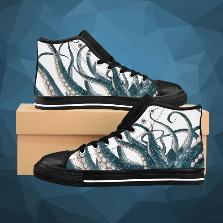 Men's Classic Sneakers - Downward Octopus