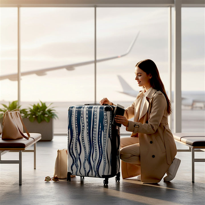 Downward Octopus Suitcase