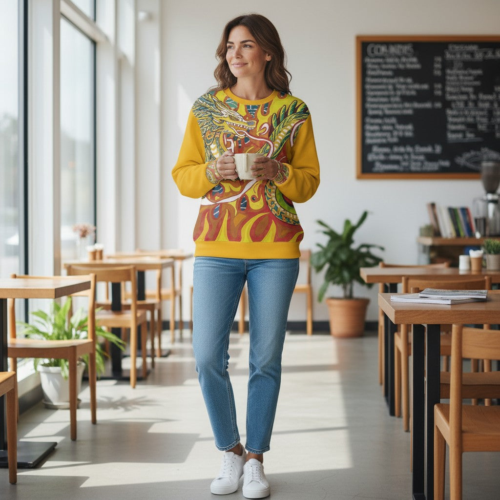 Lightweight Sweatshirt - Dragon Dance