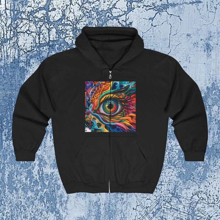 Dragon Eye - Unisex Heavy Blend™ Full Zip Hooded Sweatshirt