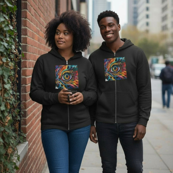 Dragon Eye - Unisex Heavy Blend™ Full Zip Hooded Sweatshirt