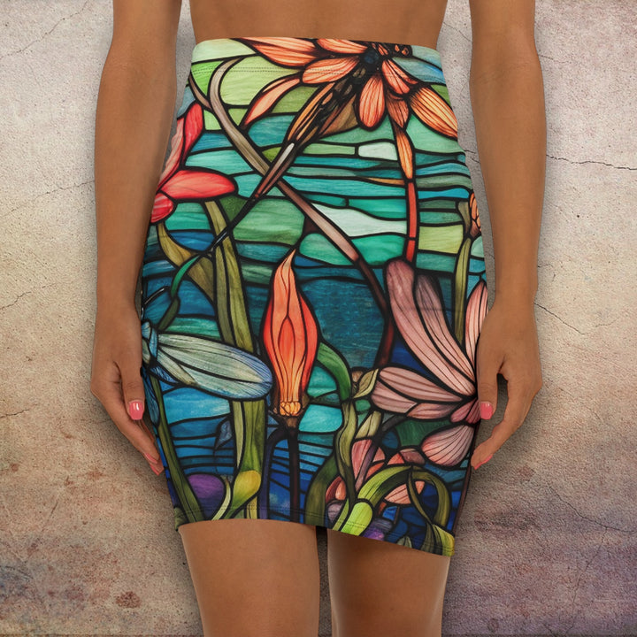Pencil Skirt - Dragonfly Magic