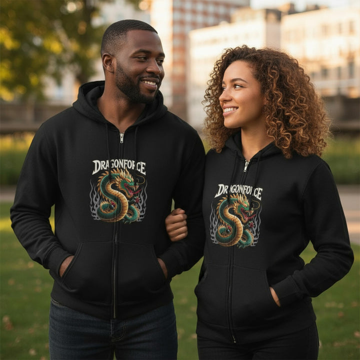Dragon Force - Unisex Heavy Blend™ Full Zip Hooded Sweatshirt