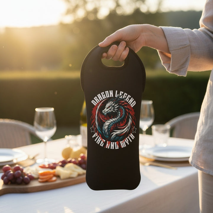 Wine Tote Bag - Dragon Legend