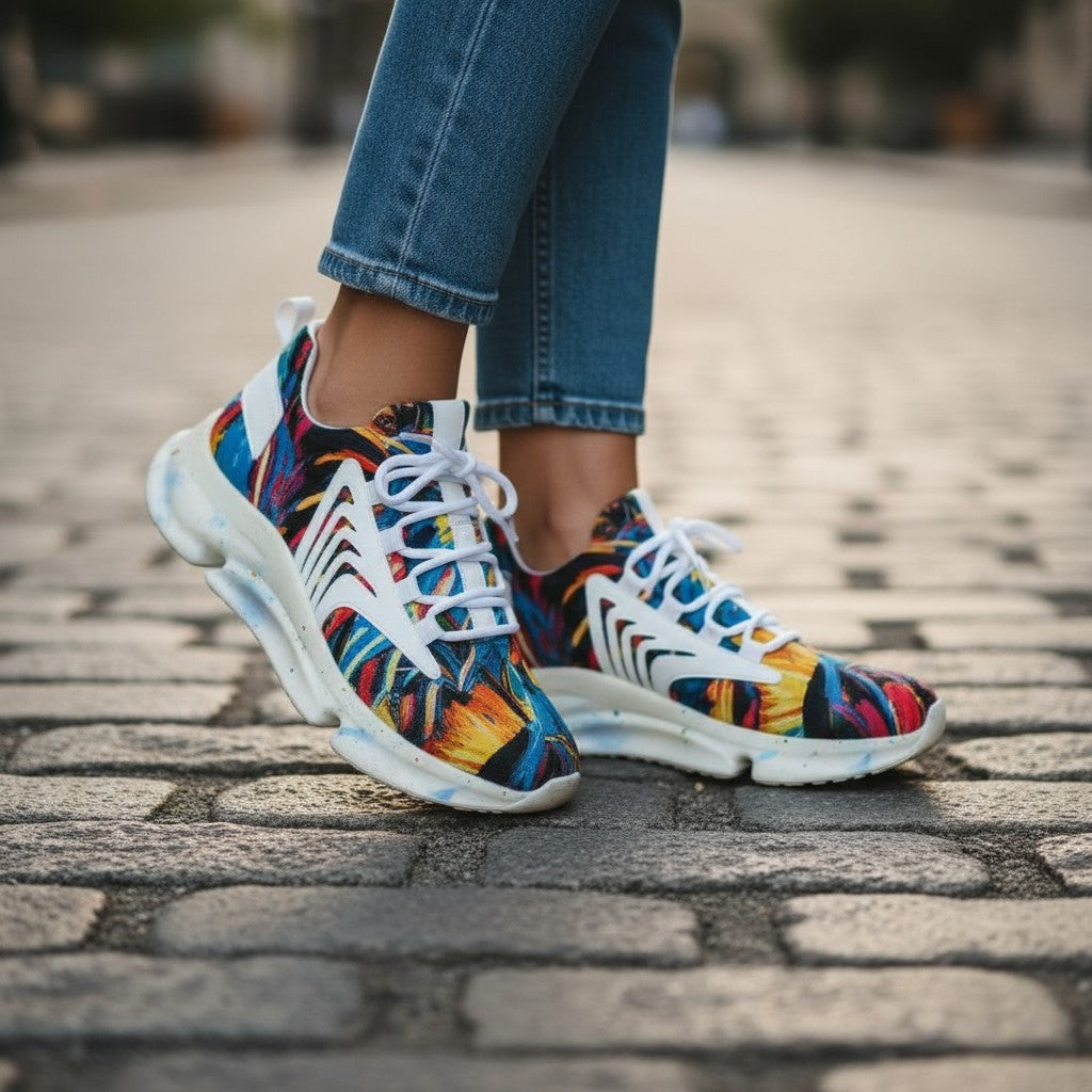 Women's Mesh Sneakers - Dragon Lore