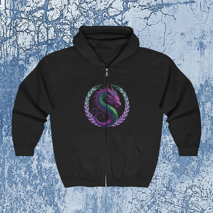 Dragon's Heart - Unisex Heavy Blend™ Full Zip Hooded Sweatshirt