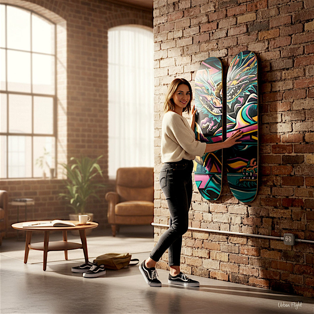 2 Skateboard Series Art - Dragons Watch