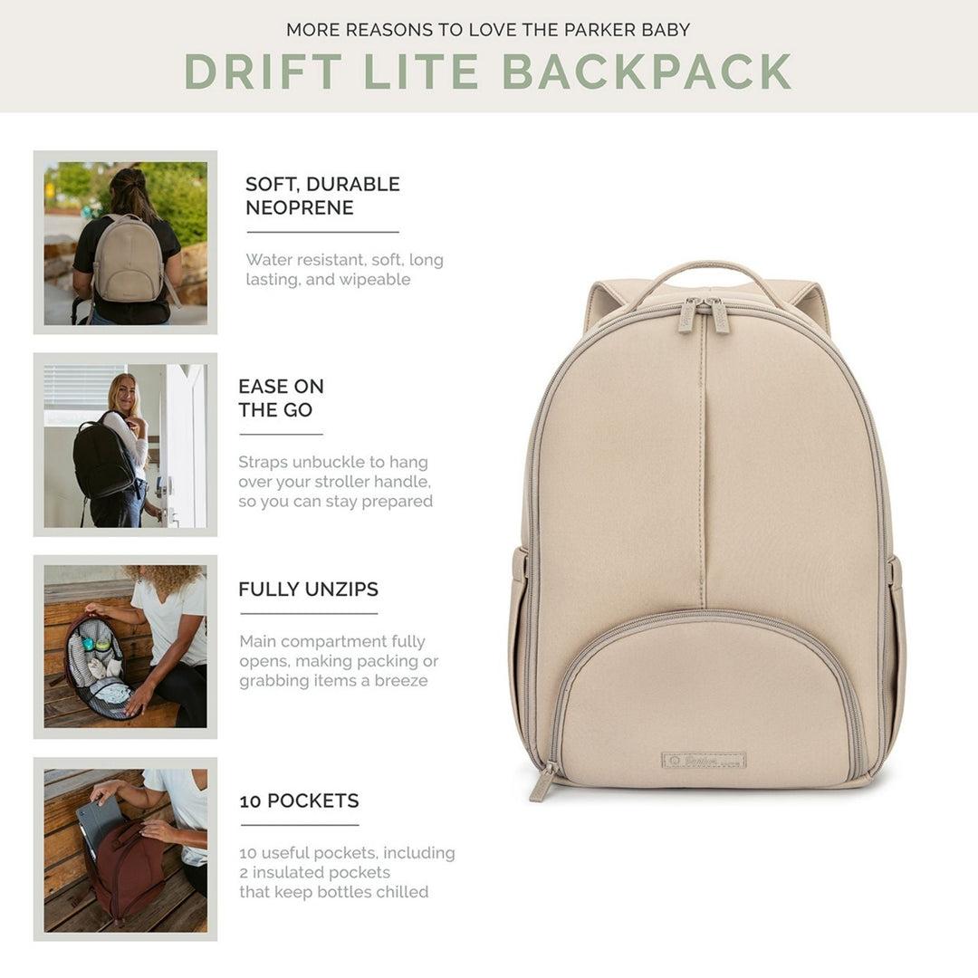 Drift Lite Neoprene Diaper Backpack | Lightweight & Travel