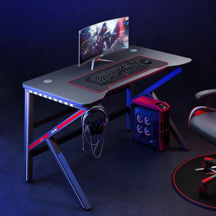 Modern Home Computer Desk with Wood-Based Panel