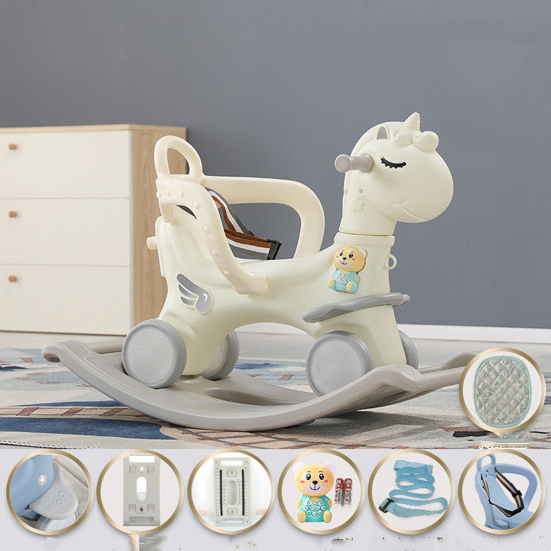 Baby Rocking Ride-On Cart Toy