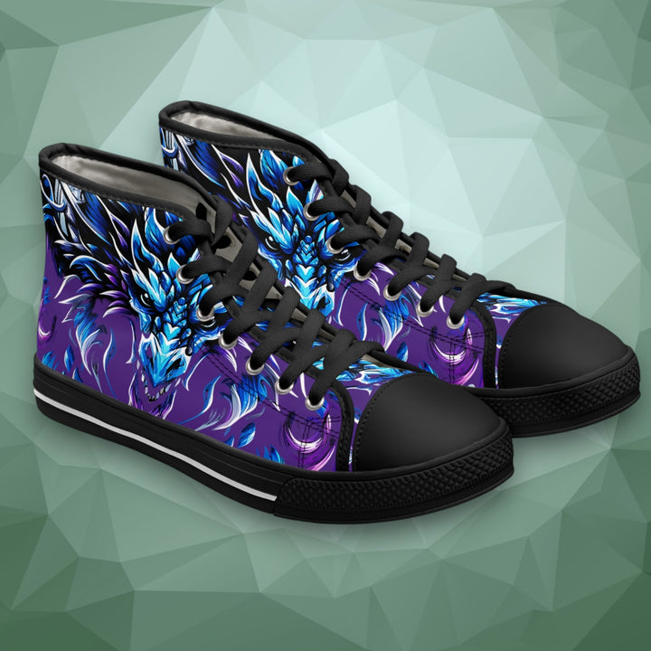 Women's High Top Sneakers - Electric Dragon