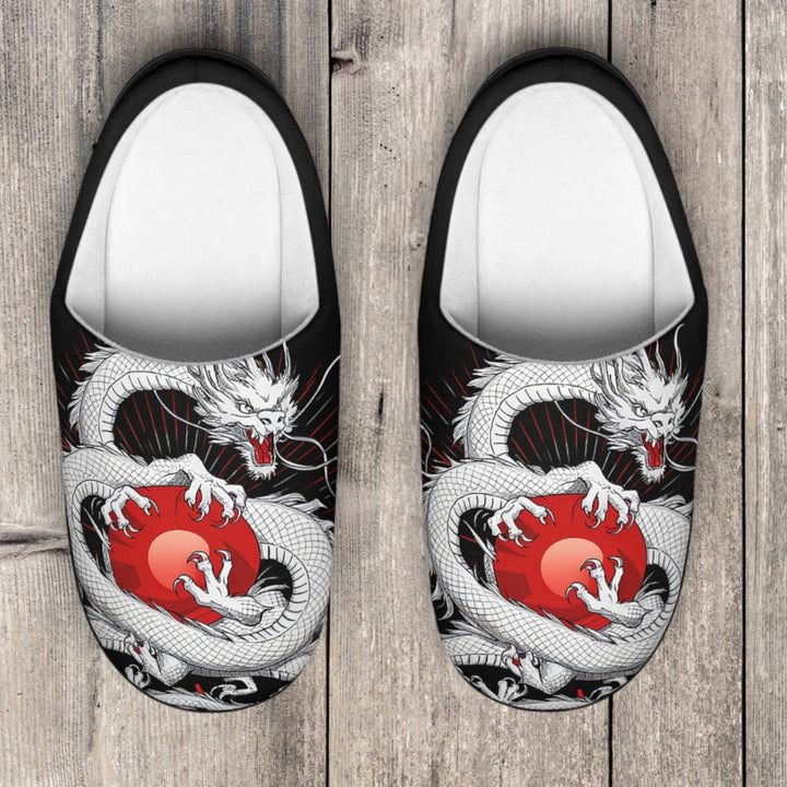 Men's Indoor Slippers - Emperor Dragon Slippers