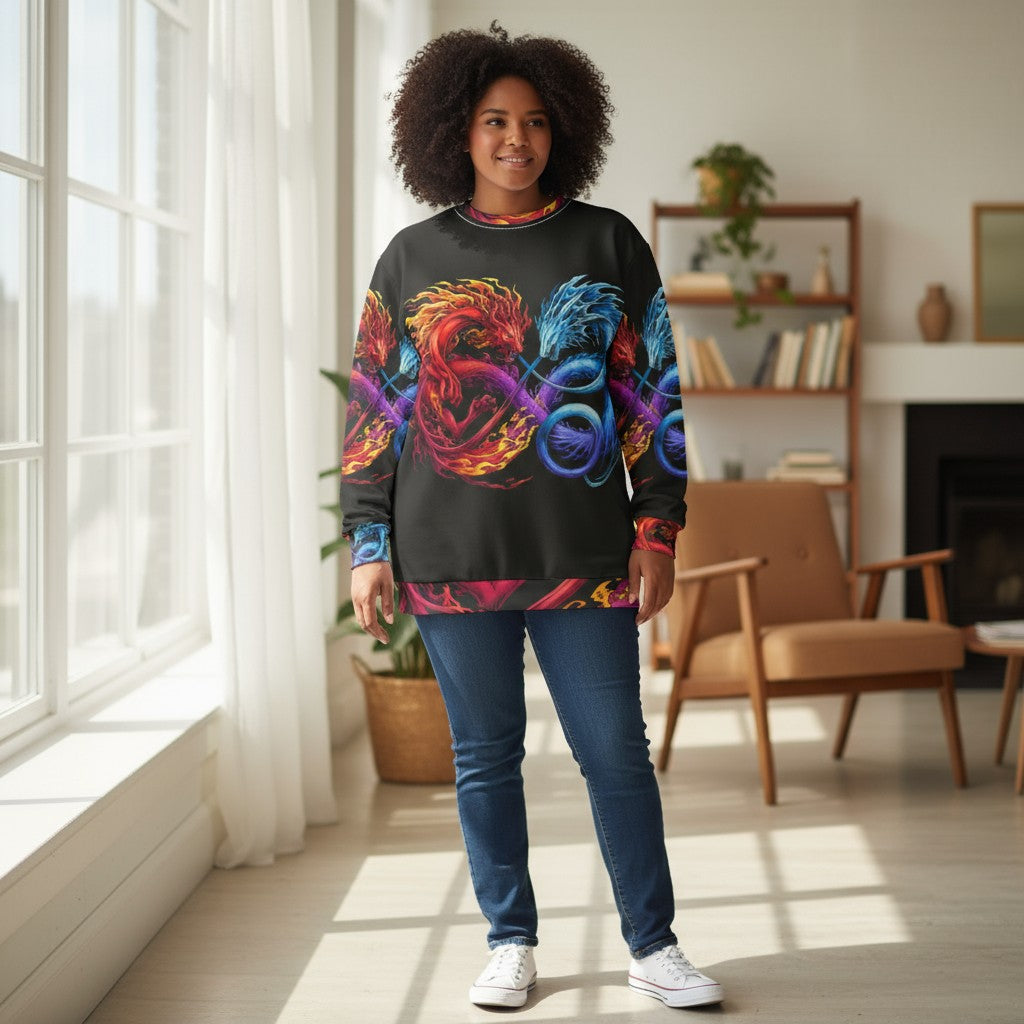 Unisex Sweatshirt - Dragon Infinity