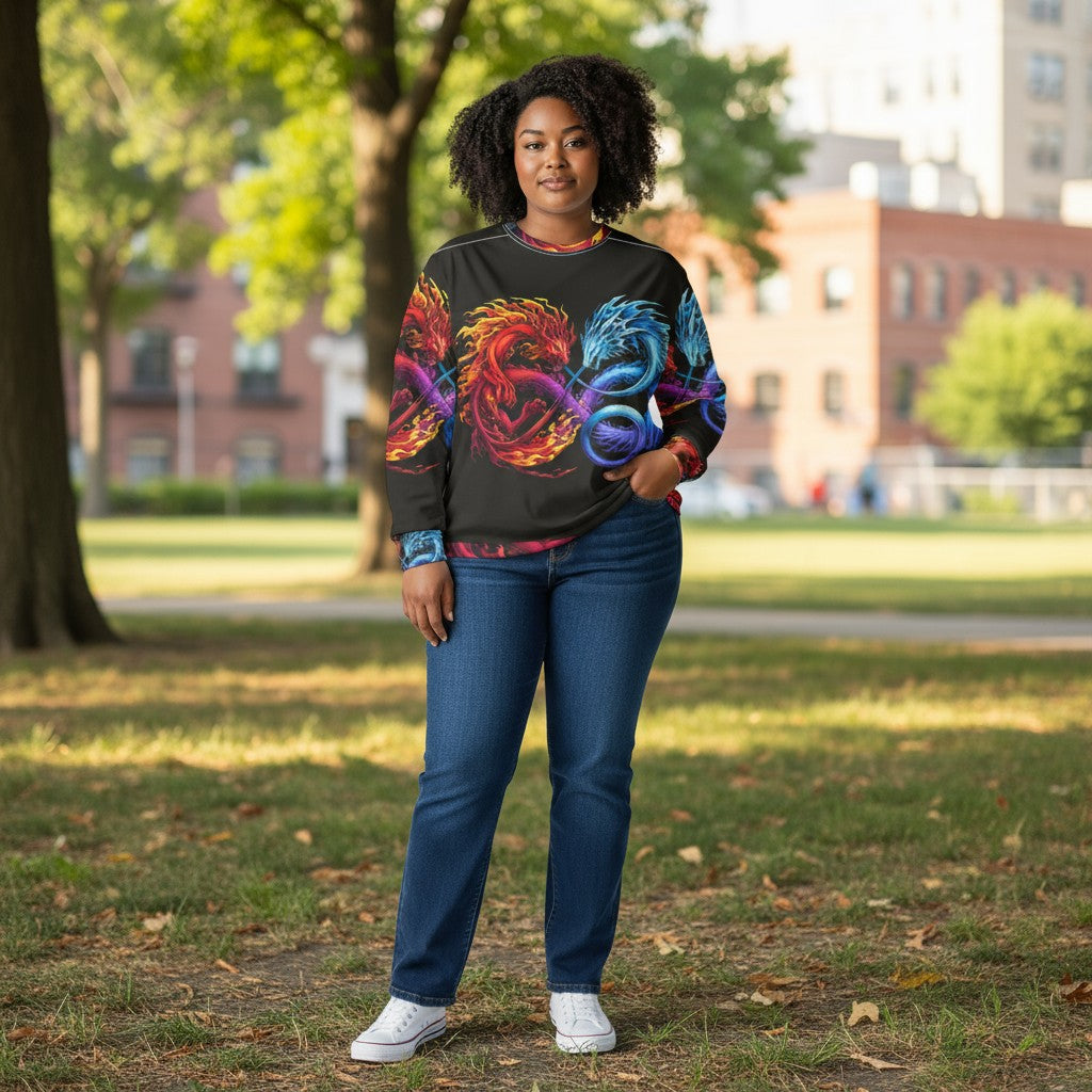 Unisex Sweatshirt - Dragon Infinity