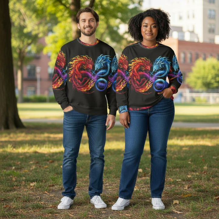 Unisex Sweatshirt - Dragon Infinity