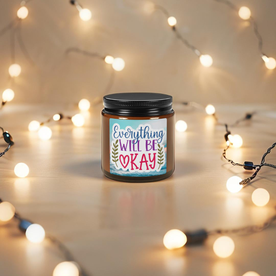 Candle Holder - Everything Will Be OK