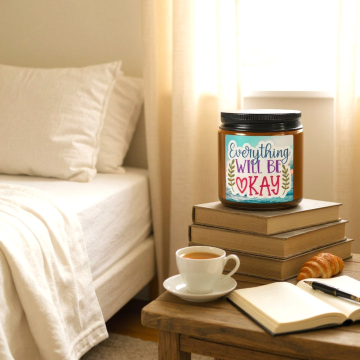 Candle Holder - Everything Will Be OK