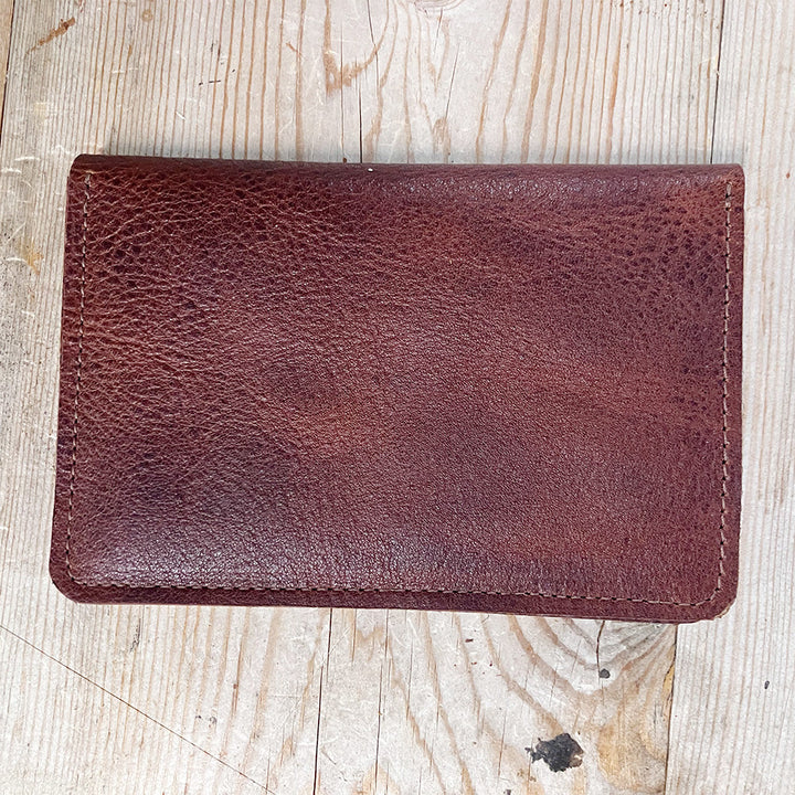 Made in Maine Leather Passport Holder