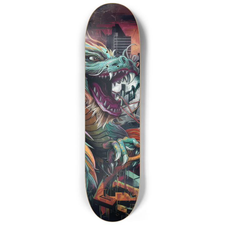 3 Skateboard Series Art - Hip Hop Dragon