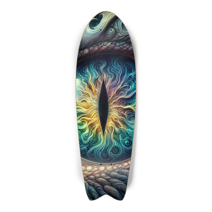 Custom Skateboard - Dragon's Eye