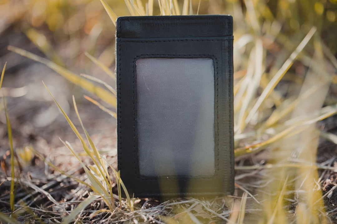 Leather Money Clip Wallet | Minimalist Magnetic Front Pocket Wallet