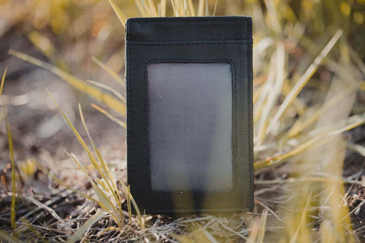 Leather Money Clip Wallet | Minimalist Magnetic Front Pocket Wallet