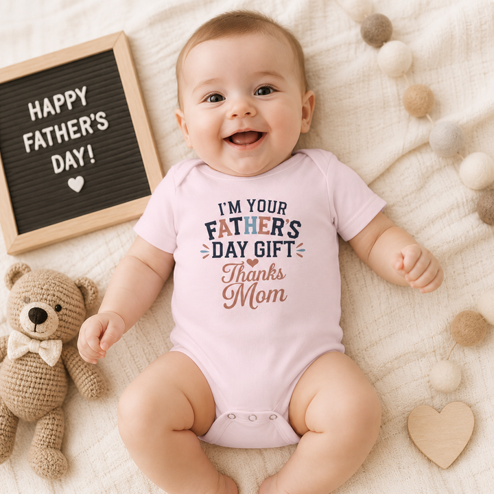 Father’s Day Baby Onesie – “I’m Your Father’s Day Gift” | Cute Infant Outfit