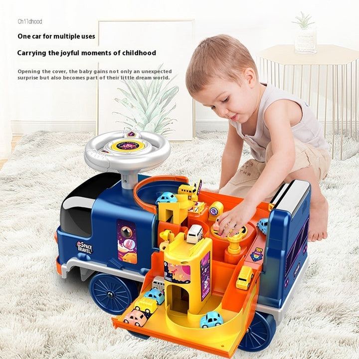 Kids’ Ride-On Adventure Vehicle – Fire Truck, Police Car or Space Bus