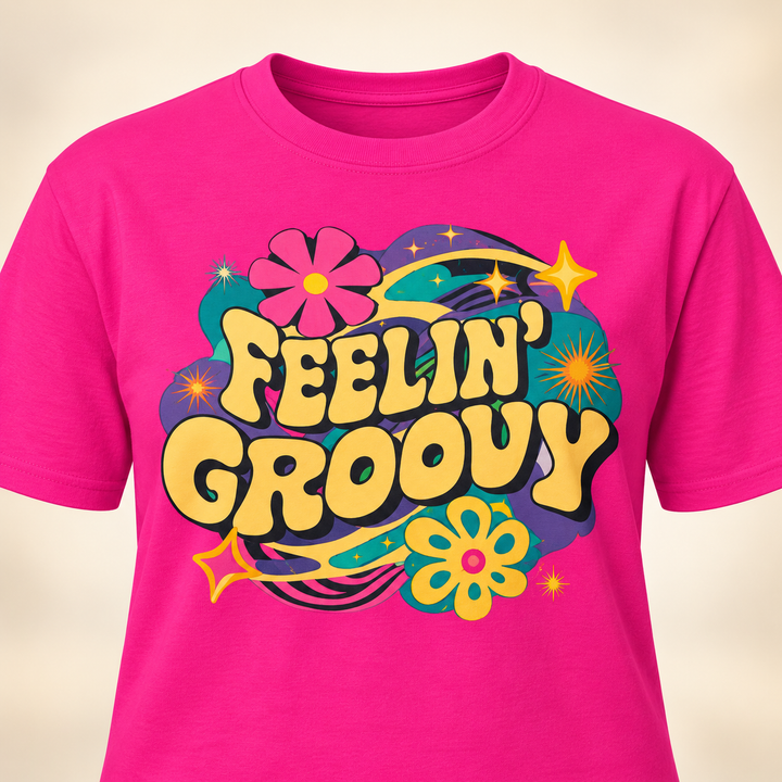 Unisex Jersey T-Shirt - Feeling Groovy